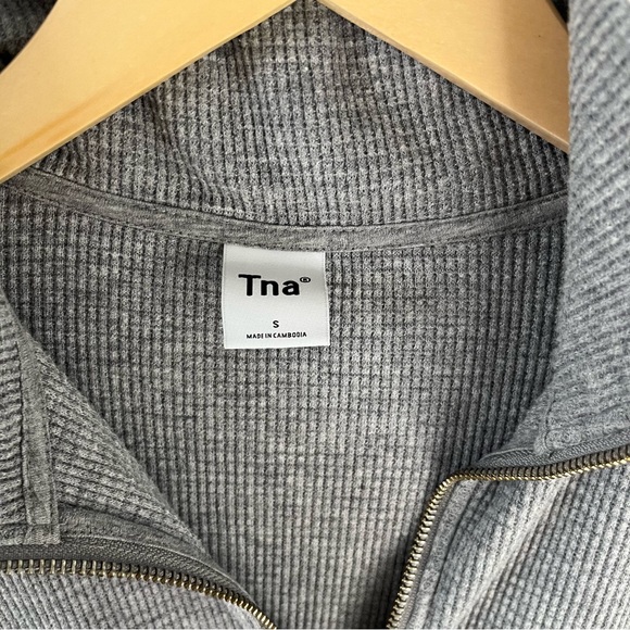 TNA Half Zip Waffle Pullover | Size Small - Picture 5 of 5